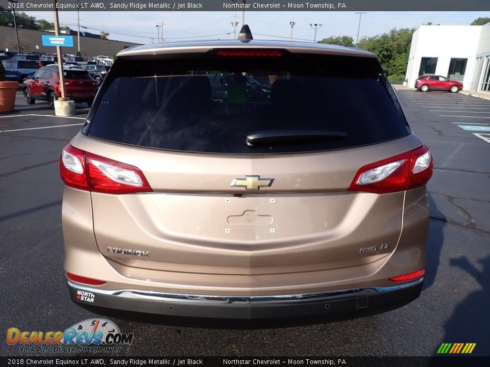 2018 Chevrolet Equinox LT AWD Sandy Ridge Metallic / Jet Black Photo #6