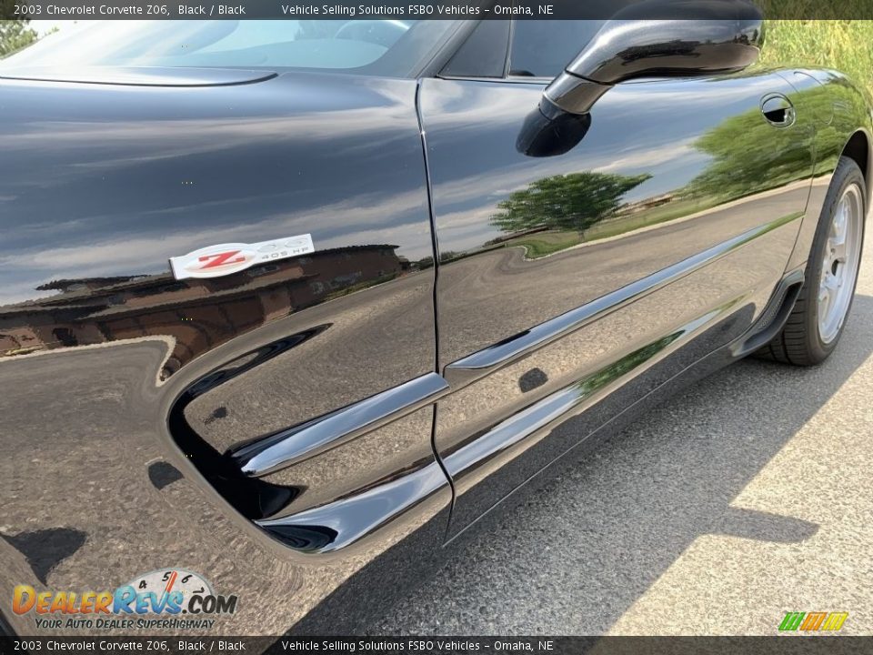 2003 Chevrolet Corvette Z06 Black / Black Photo #3