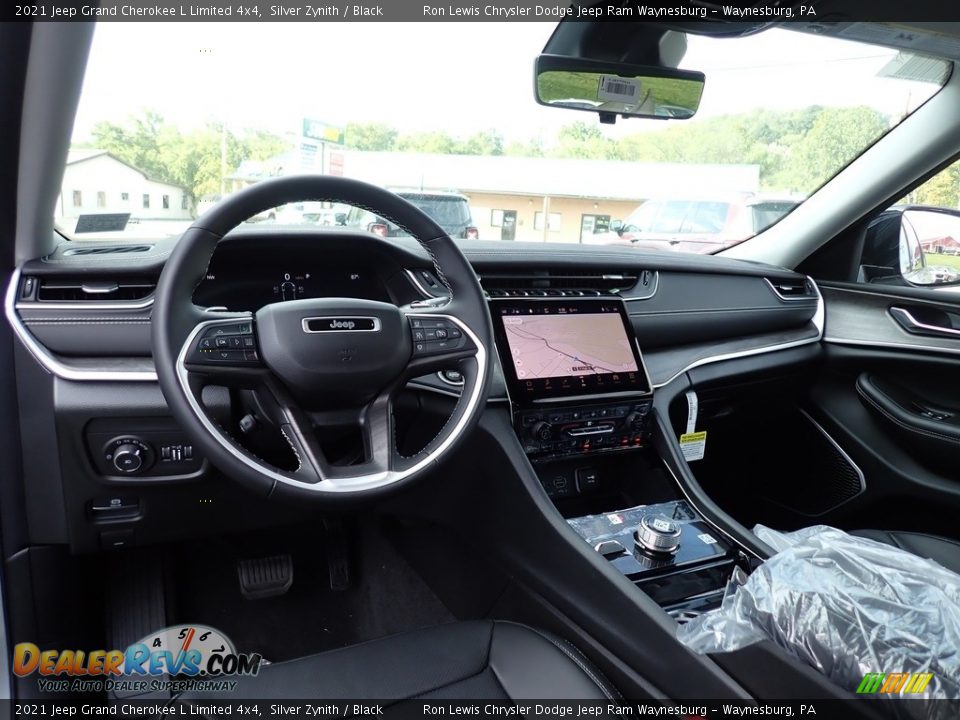 2021 Jeep Grand Cherokee L Limited 4x4 Silver Zynith / Black Photo #13