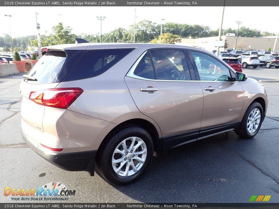 2018 Chevrolet Equinox LT AWD Sandy Ridge Metallic / Jet Black Photo #9