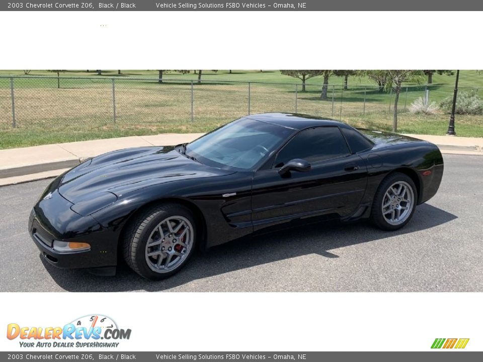 2003 Chevrolet Corvette Z06 Black / Black Photo #4