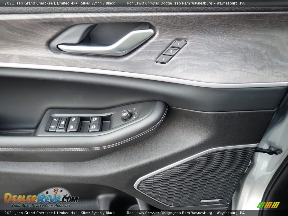 2021 Jeep Grand Cherokee L Limited 4x4 Silver Zynith / Black Photo #14