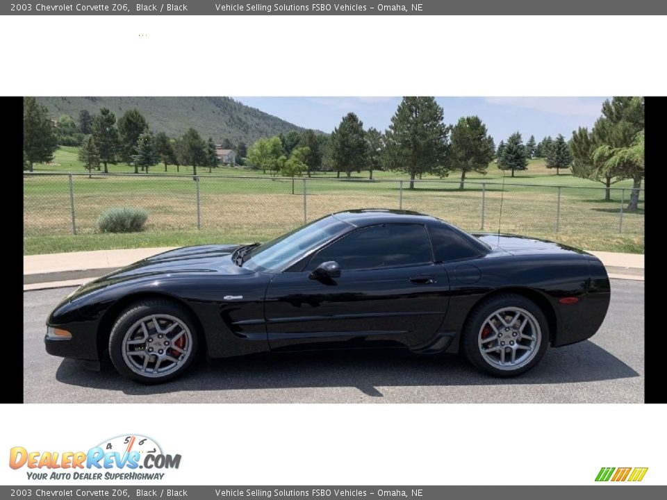 2003 Chevrolet Corvette Z06 Black / Black Photo #5