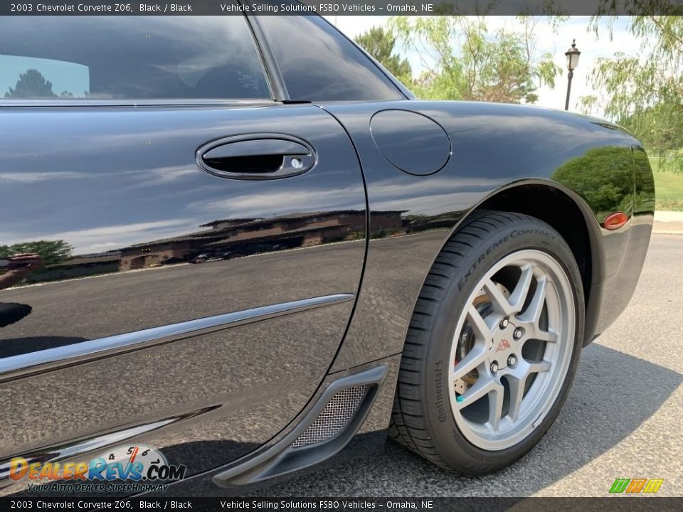 2003 Chevrolet Corvette Z06 Black / Black Photo #6