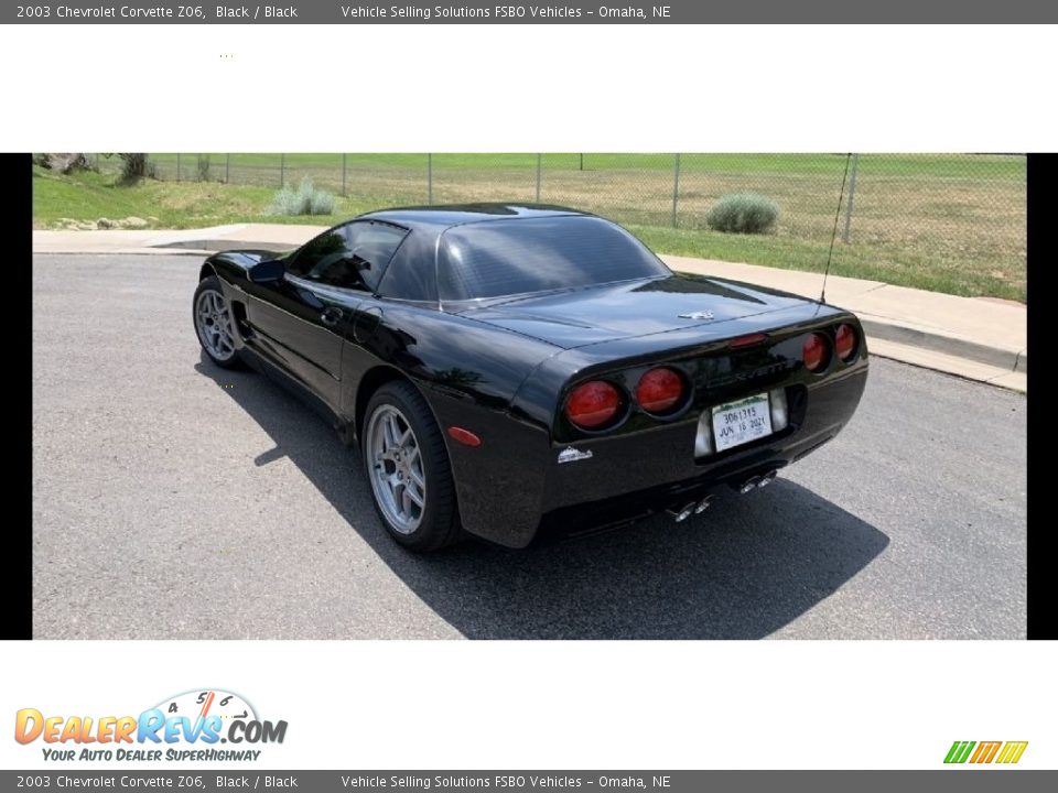 2003 Chevrolet Corvette Z06 Black / Black Photo #7