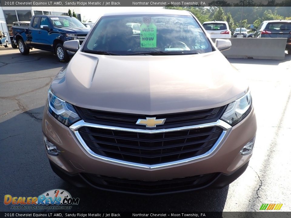 2018 Chevrolet Equinox LT AWD Sandy Ridge Metallic / Jet Black Photo #13