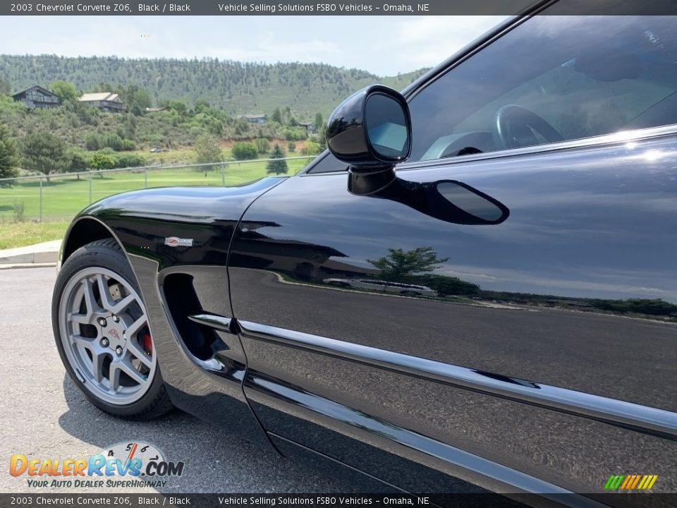 2003 Chevrolet Corvette Z06 Black / Black Photo #8