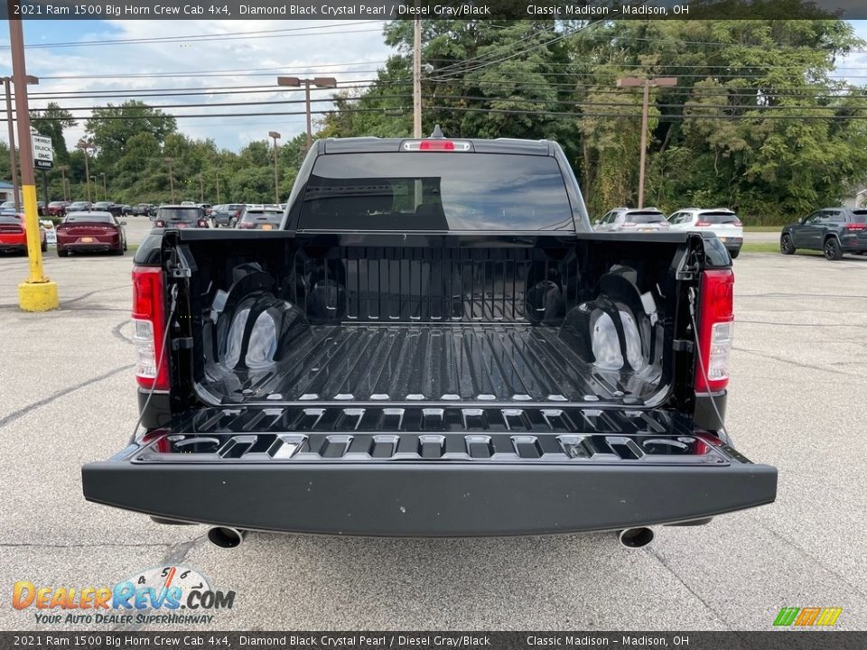 2021 Ram 1500 Big Horn Crew Cab 4x4 Diamond Black Crystal Pearl / Diesel Gray/Black Photo #11