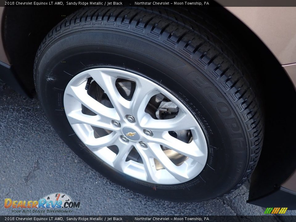 2018 Chevrolet Equinox LT AWD Sandy Ridge Metallic / Jet Black Photo #14