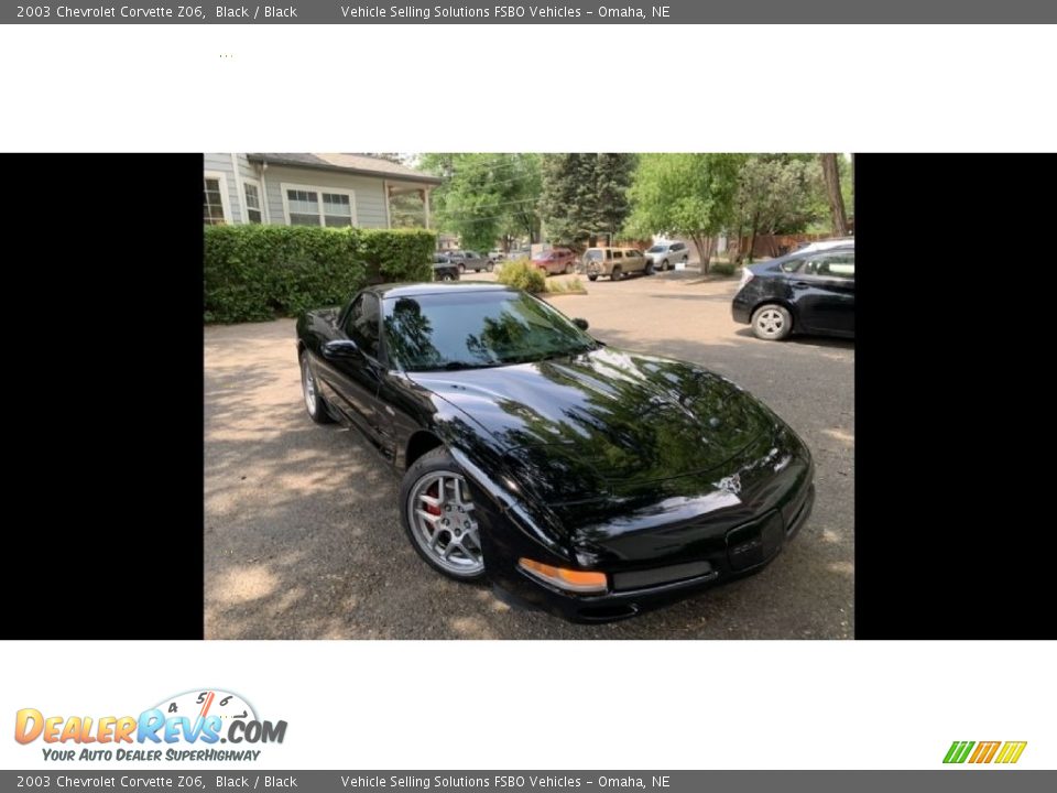 2003 Chevrolet Corvette Z06 Black / Black Photo #11