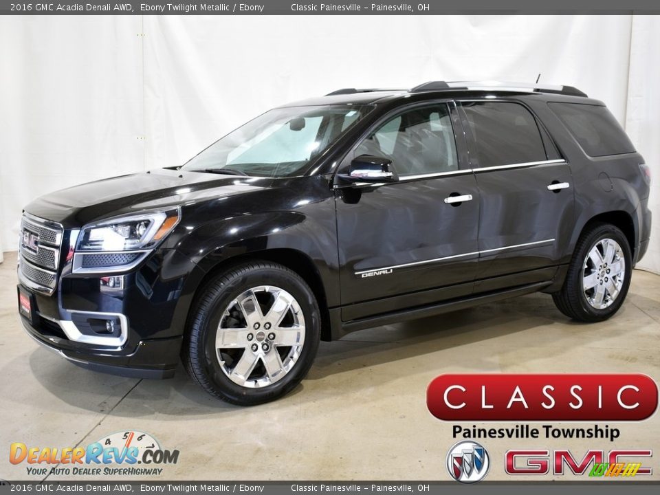 2016 GMC Acadia Denali AWD Ebony Twilight Metallic / Ebony Photo #1