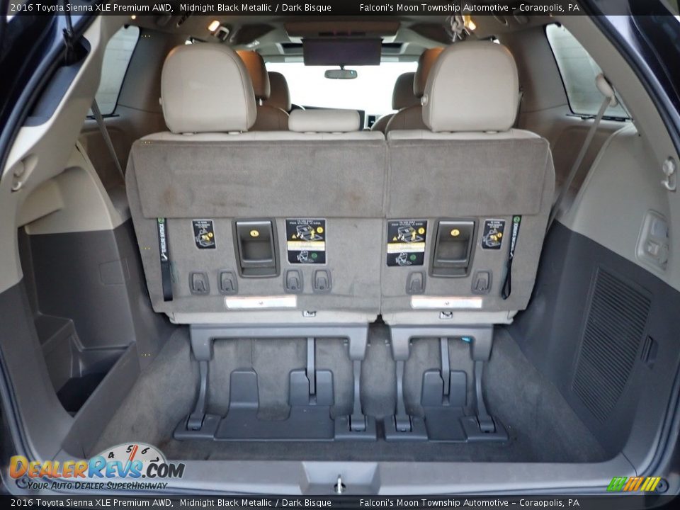 2016 Toyota Sienna XLE Premium AWD Midnight Black Metallic / Dark Bisque Photo #4