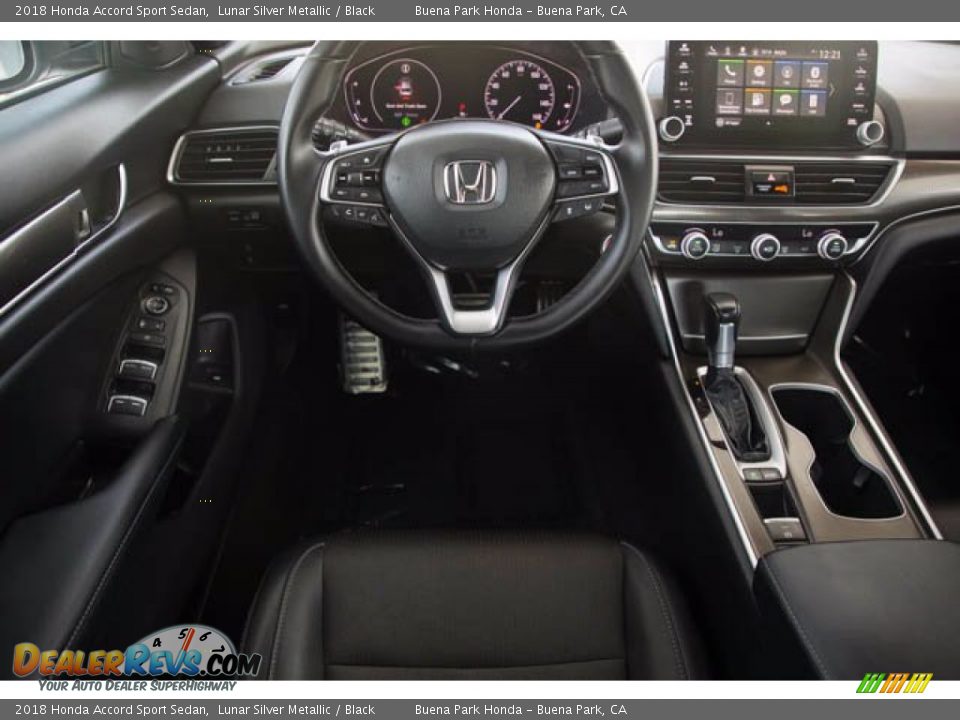 2018 Honda Accord Sport Sedan Lunar Silver Metallic / Black Photo #5