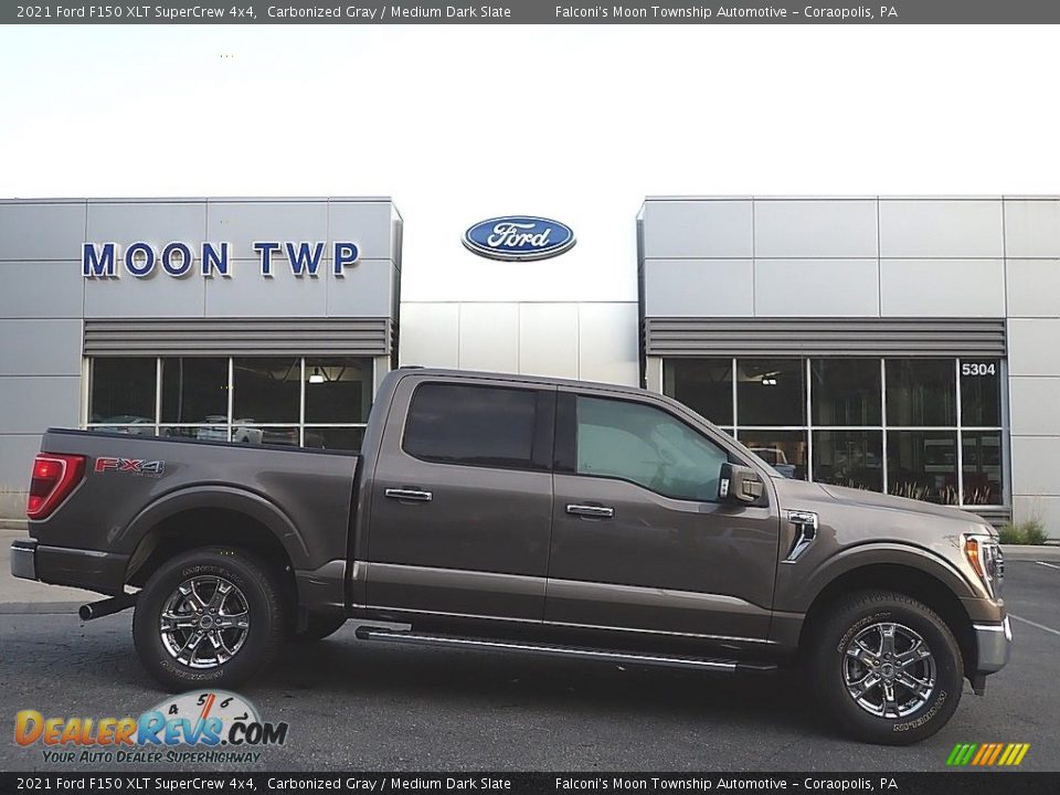 2021 Ford F150 XLT SuperCrew 4x4 Carbonized Gray / Medium Dark Slate Photo #1