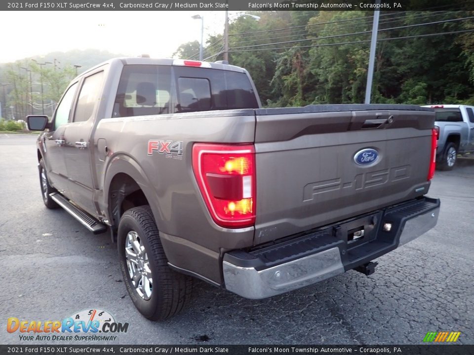 2021 Ford F150 XLT SuperCrew 4x4 Carbonized Gray / Medium Dark Slate Photo #4