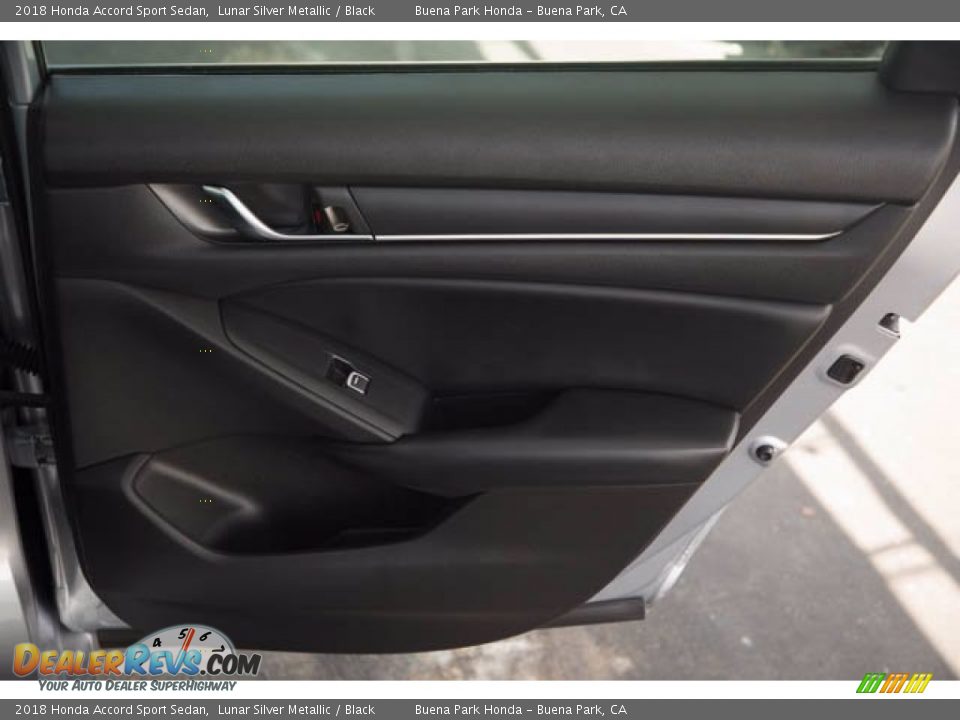 2018 Honda Accord Sport Sedan Lunar Silver Metallic / Black Photo #31