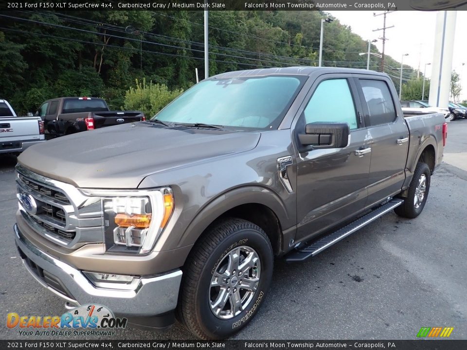 2021 Ford F150 XLT SuperCrew 4x4 Carbonized Gray / Medium Dark Slate Photo #6