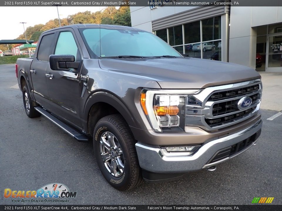 2021 Ford F150 XLT SuperCrew 4x4 Carbonized Gray / Medium Dark Slate Photo #8