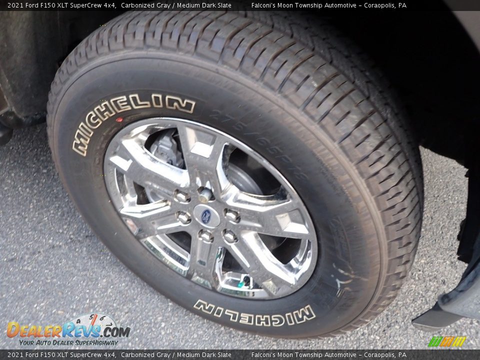 2021 Ford F150 XLT SuperCrew 4x4 Carbonized Gray / Medium Dark Slate Photo #9