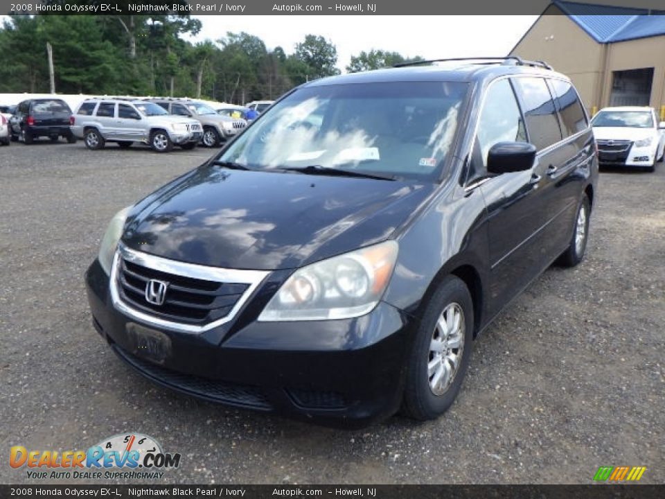 2008 Honda Odyssey EX-L Nighthawk Black Pearl / Ivory Photo #1