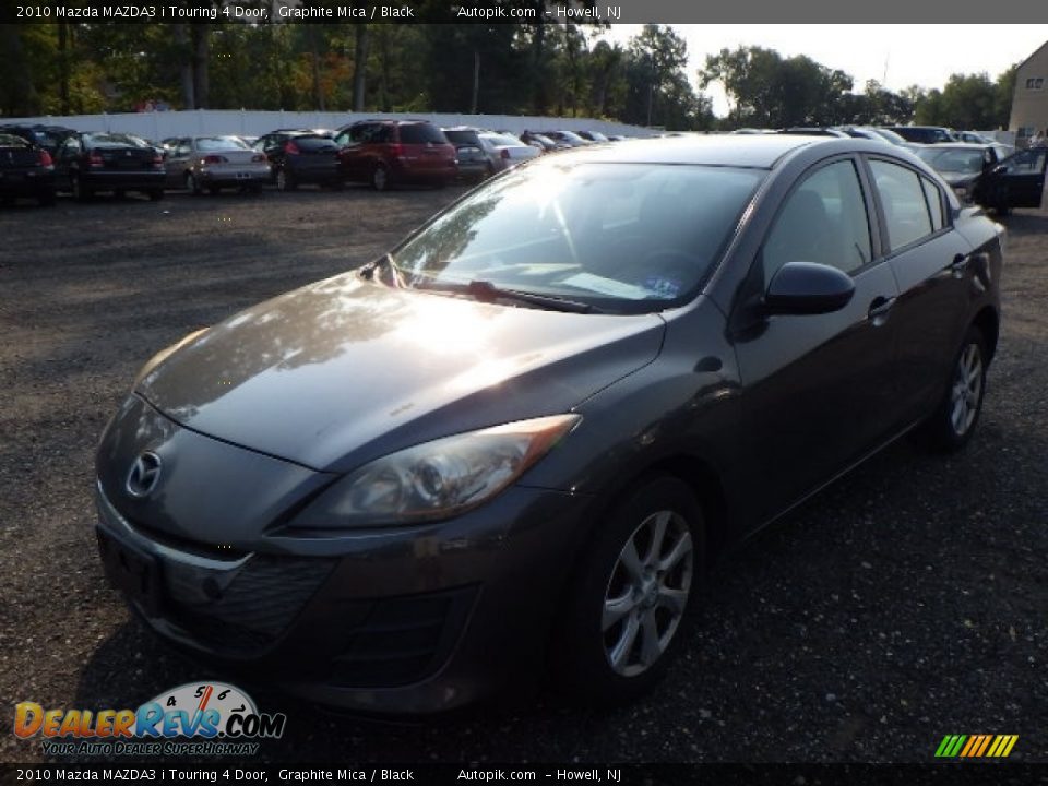 2010 Mazda MAZDA3 i Touring 4 Door Graphite Mica / Black Photo #1