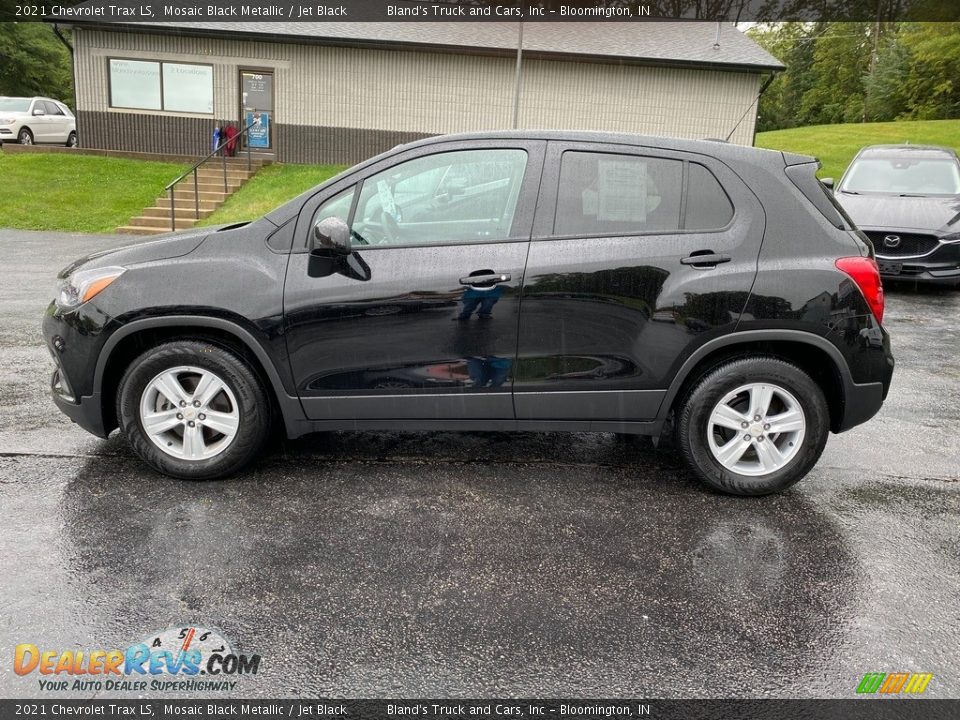 2021 Chevrolet Trax LS Mosaic Black Metallic / Jet Black Photo #1