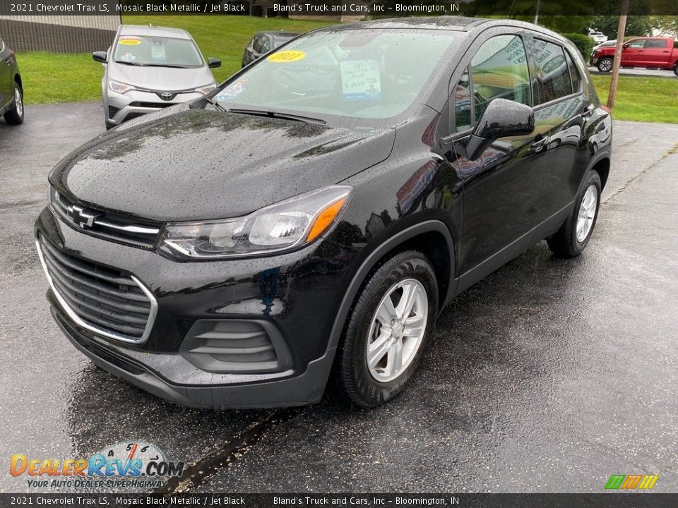 2021 Chevrolet Trax LS Mosaic Black Metallic / Jet Black Photo #2