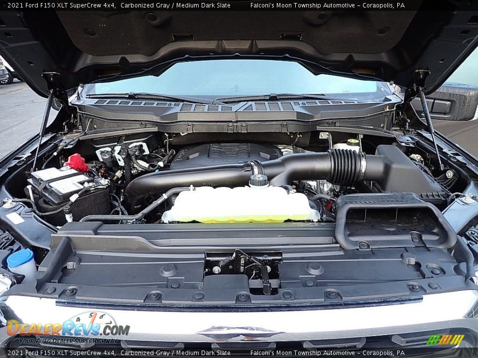 2021 Ford F150 XLT SuperCrew 4x4 Carbonized Gray / Medium Dark Slate Photo #30