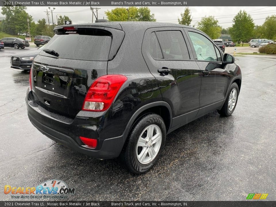 2021 Chevrolet Trax LS Mosaic Black Metallic / Jet Black Photo #6