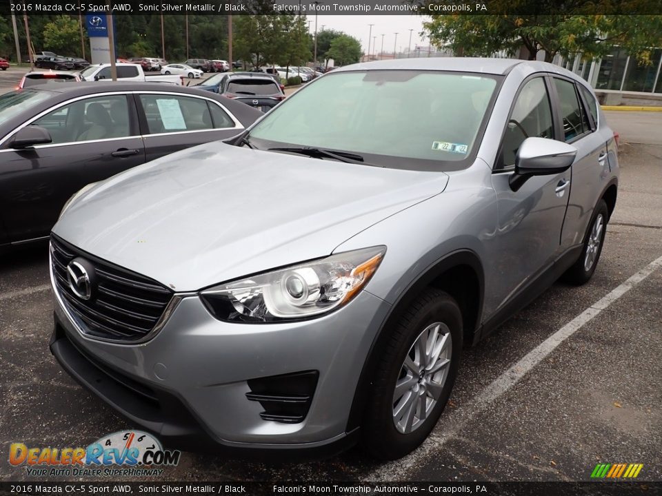 2016 Mazda CX-5 Sport AWD Sonic Silver Metallic / Black Photo #1