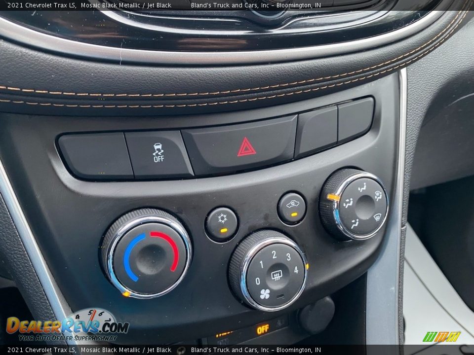 2021 Chevrolet Trax LS Mosaic Black Metallic / Jet Black Photo #19