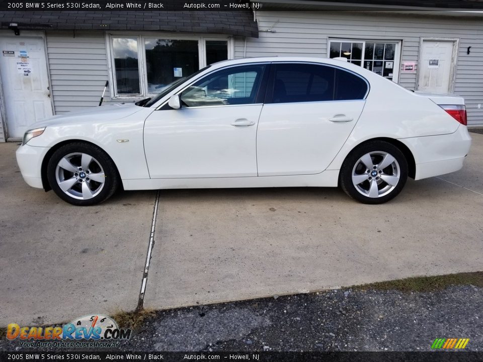 2005 BMW 5 Series 530i Sedan Alpine White / Black Photo #3