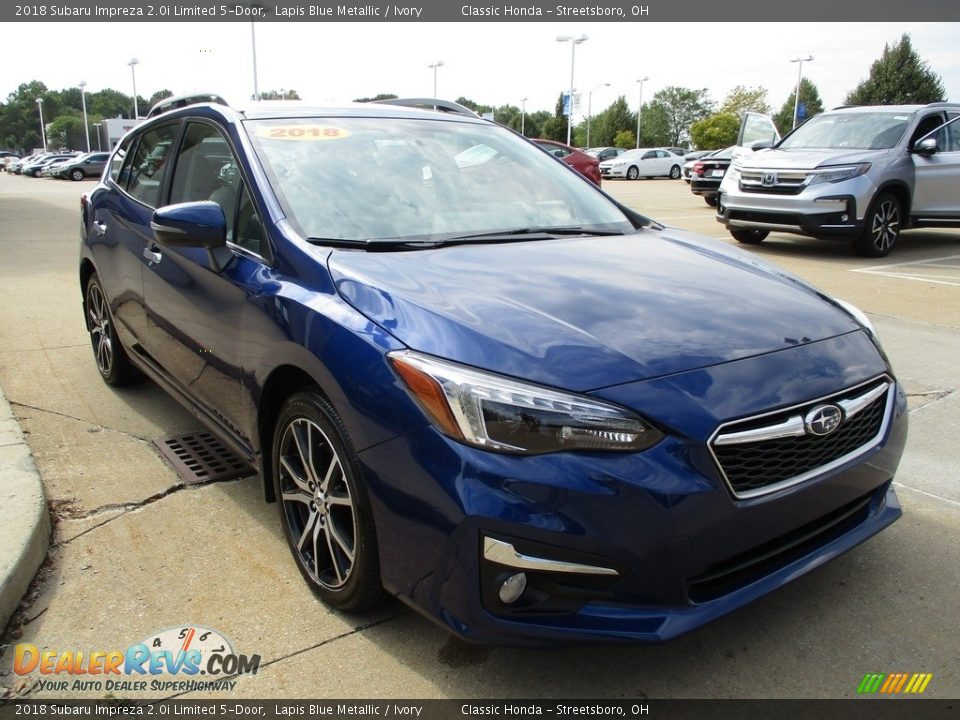 Front 3/4 View of 2018 Subaru Impreza 2.0i Limited 5-Door Photo #3