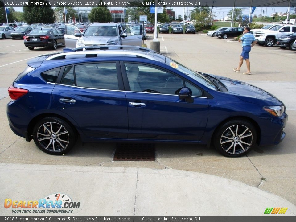 Lapis Blue Metallic 2018 Subaru Impreza 2.0i Limited 5-Door Photo #4