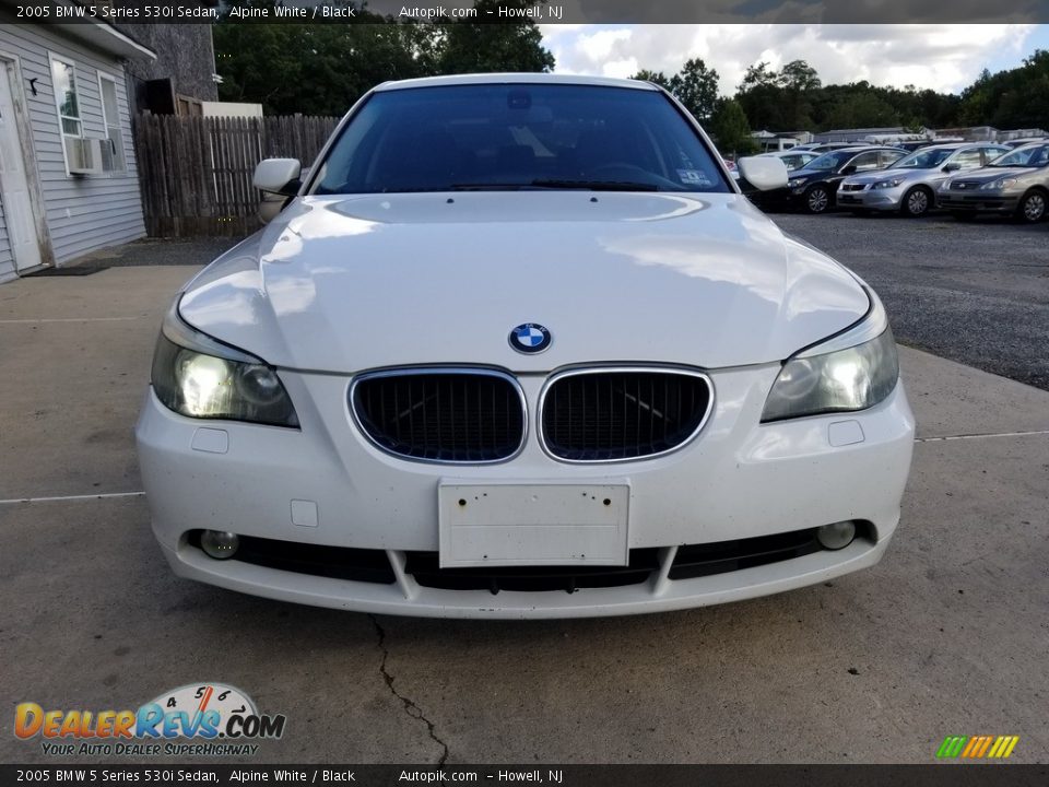 2005 BMW 5 Series 530i Sedan Alpine White / Black Photo #8