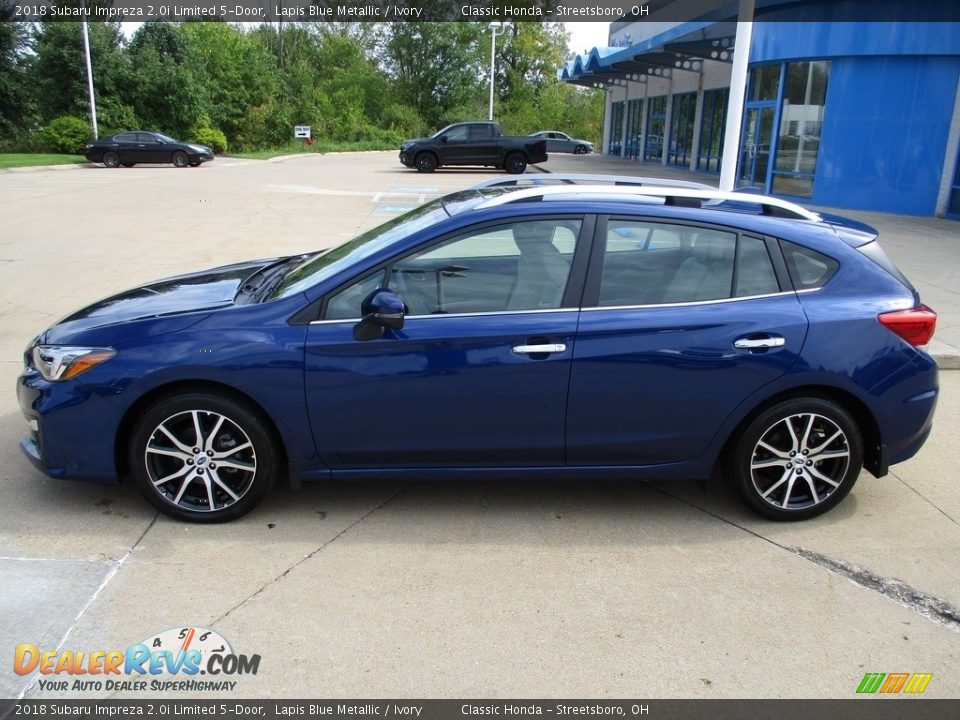 Lapis Blue Metallic 2018 Subaru Impreza 2.0i Limited 5-Door Photo #10