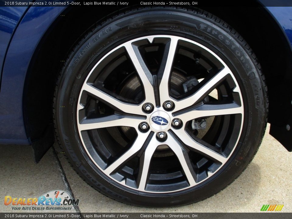 2018 Subaru Impreza 2.0i Limited 5-Door Wheel Photo #11
