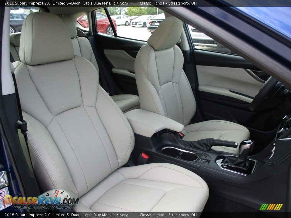 Front Seat of 2018 Subaru Impreza 2.0i Limited 5-Door Photo #18