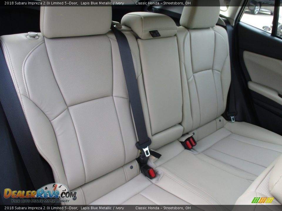 Rear Seat of 2018 Subaru Impreza 2.0i Limited 5-Door Photo #21