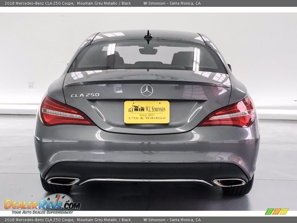 2018 Mercedes-Benz CLA 250 Coupe Mountain Grey Metallic / Black Photo #3