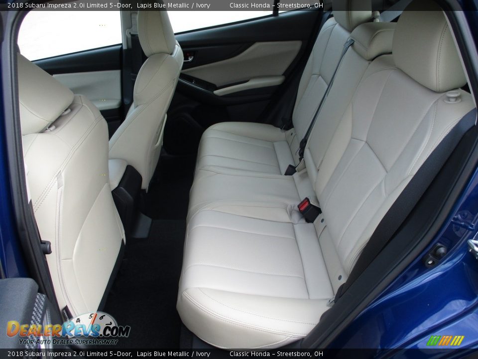 Rear Seat of 2018 Subaru Impreza 2.0i Limited 5-Door Photo #23