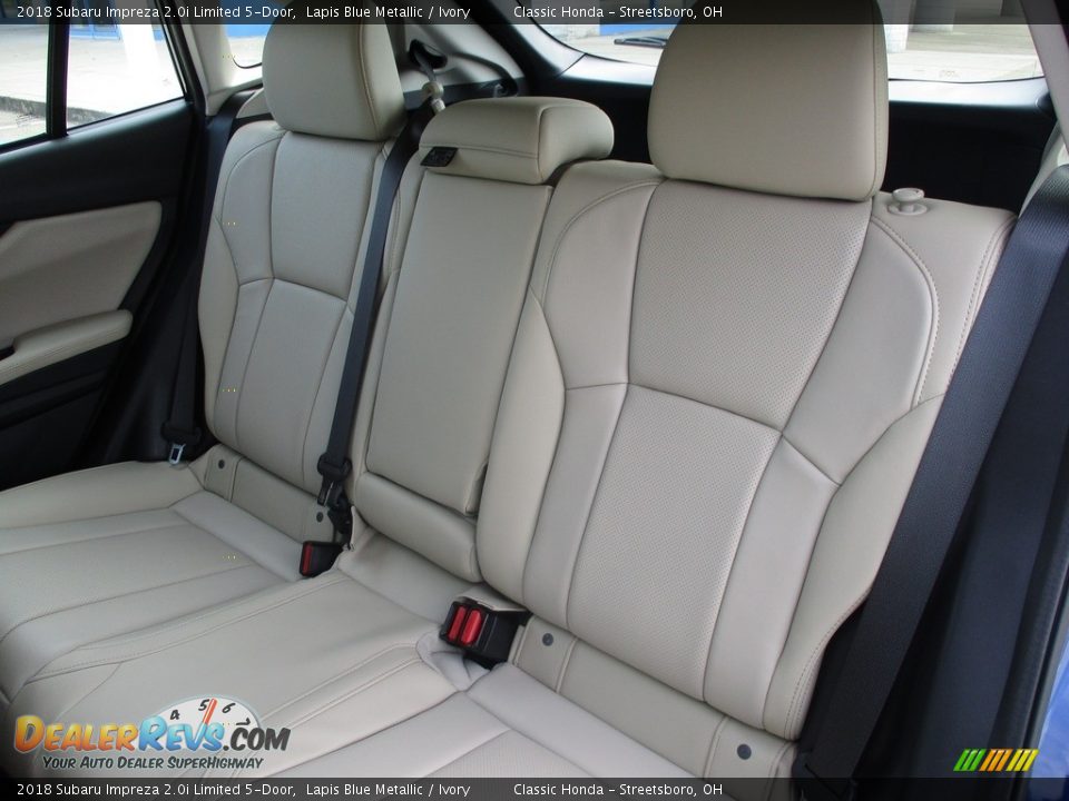 Rear Seat of 2018 Subaru Impreza 2.0i Limited 5-Door Photo #24