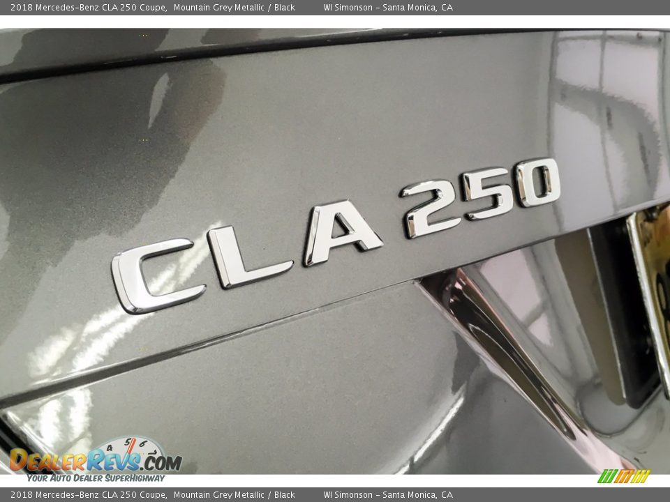 2018 Mercedes-Benz CLA 250 Coupe Mountain Grey Metallic / Black Photo #7