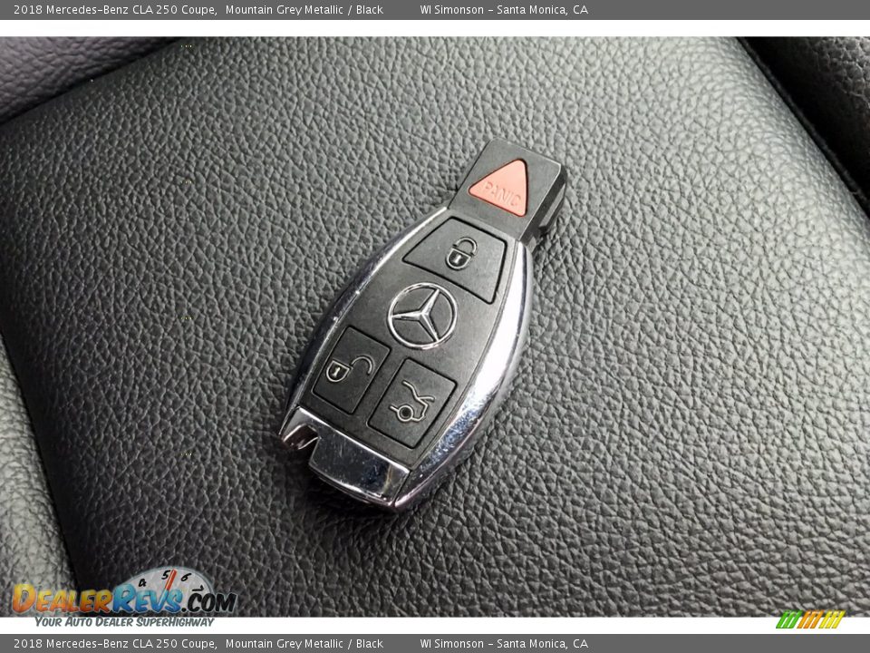 2018 Mercedes-Benz CLA 250 Coupe Mountain Grey Metallic / Black Photo #11