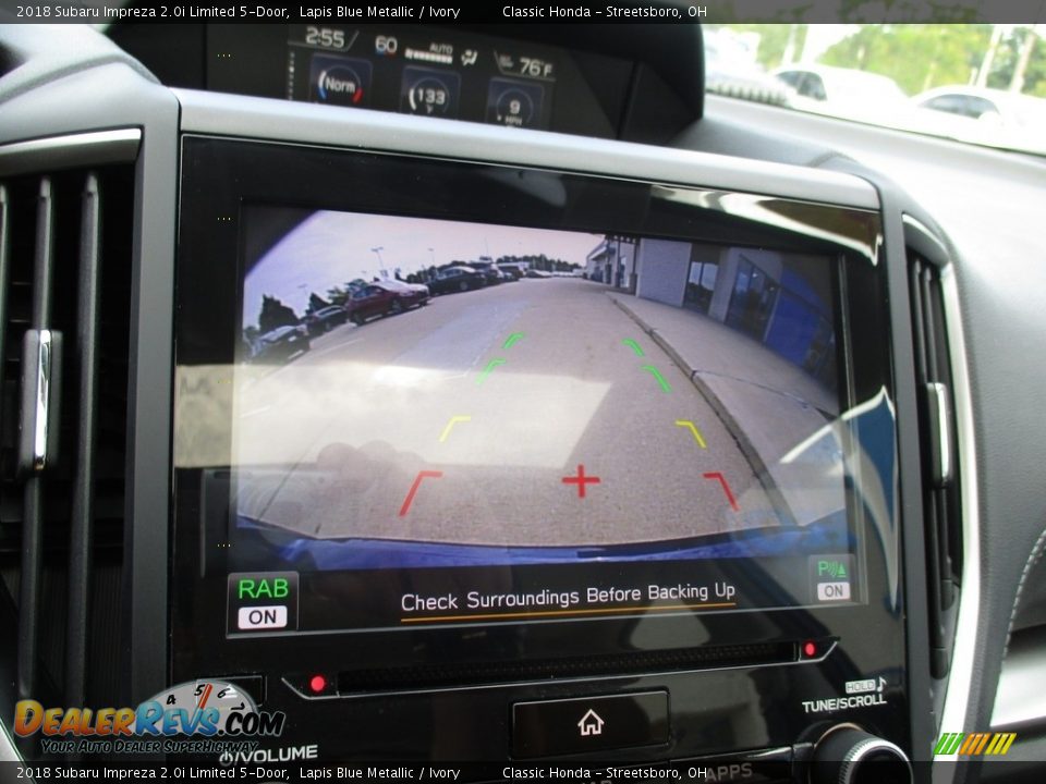 2018 Subaru Impreza 2.0i Limited 5-Door Lapis Blue Metallic / Ivory Photo #31