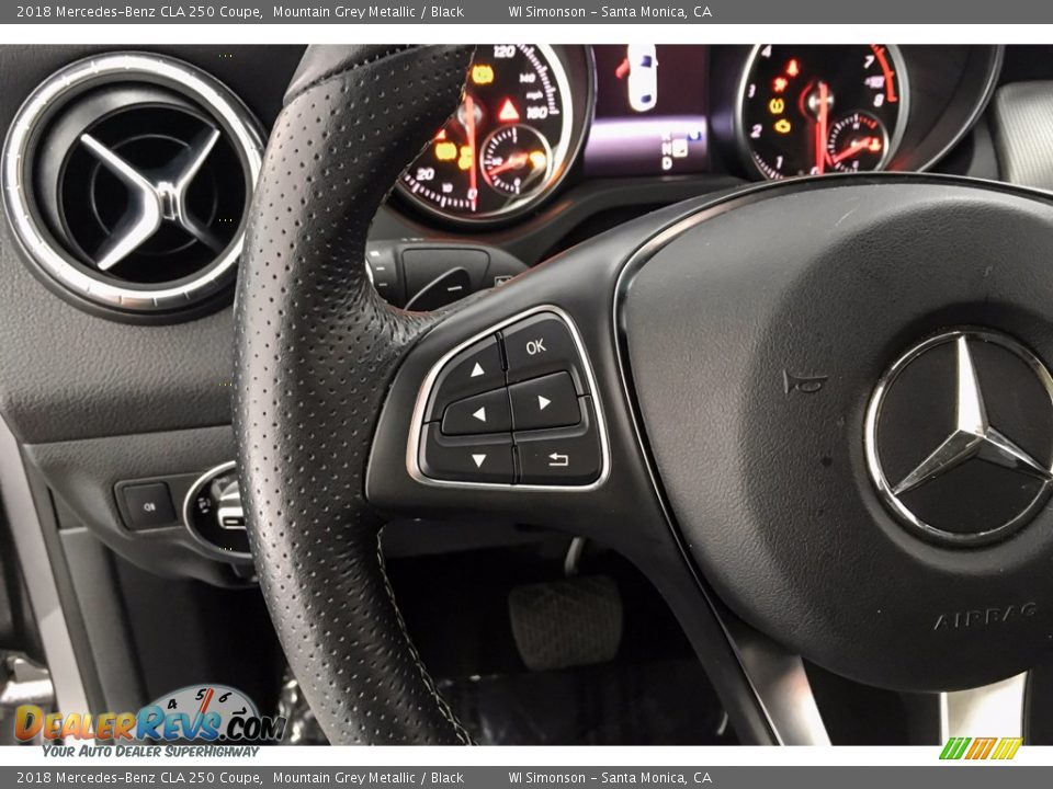 2018 Mercedes-Benz CLA 250 Coupe Mountain Grey Metallic / Black Photo #19