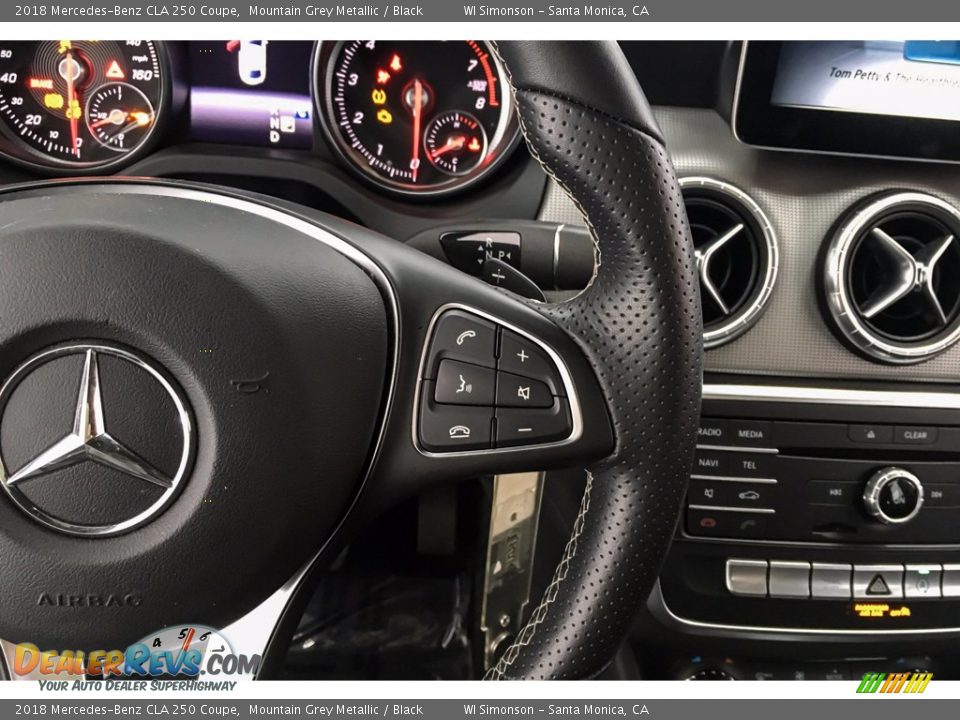 2018 Mercedes-Benz CLA 250 Coupe Mountain Grey Metallic / Black Photo #20