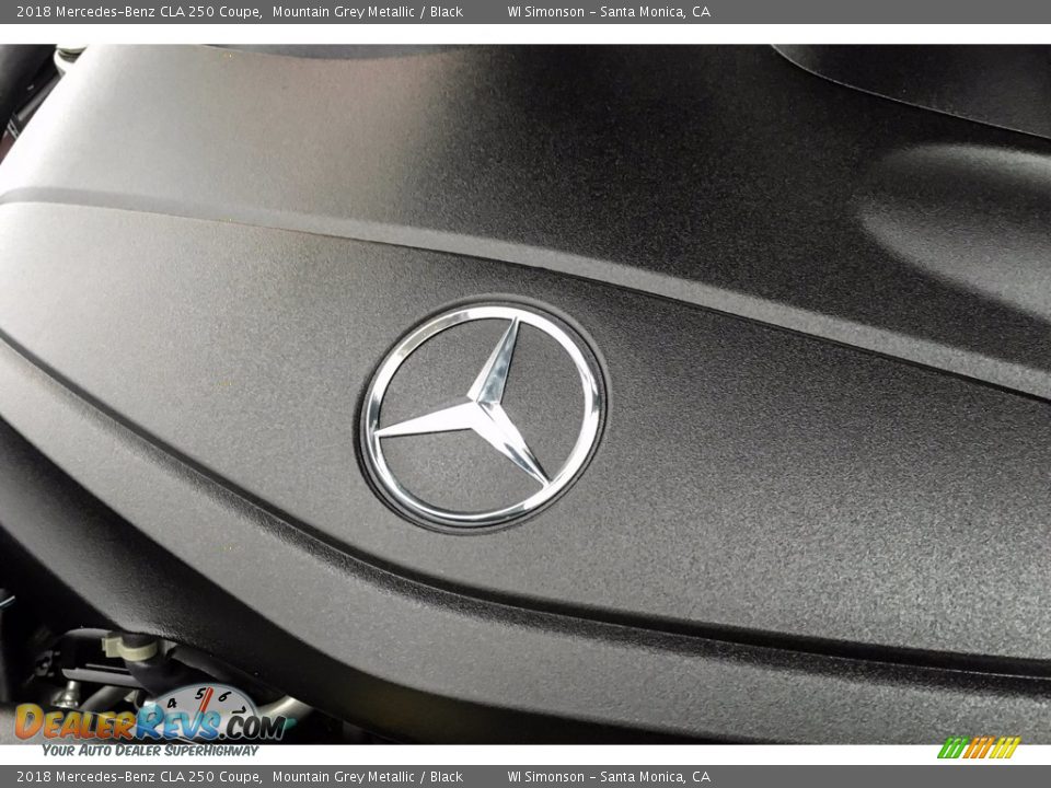 2018 Mercedes-Benz CLA 250 Coupe Mountain Grey Metallic / Black Photo #31