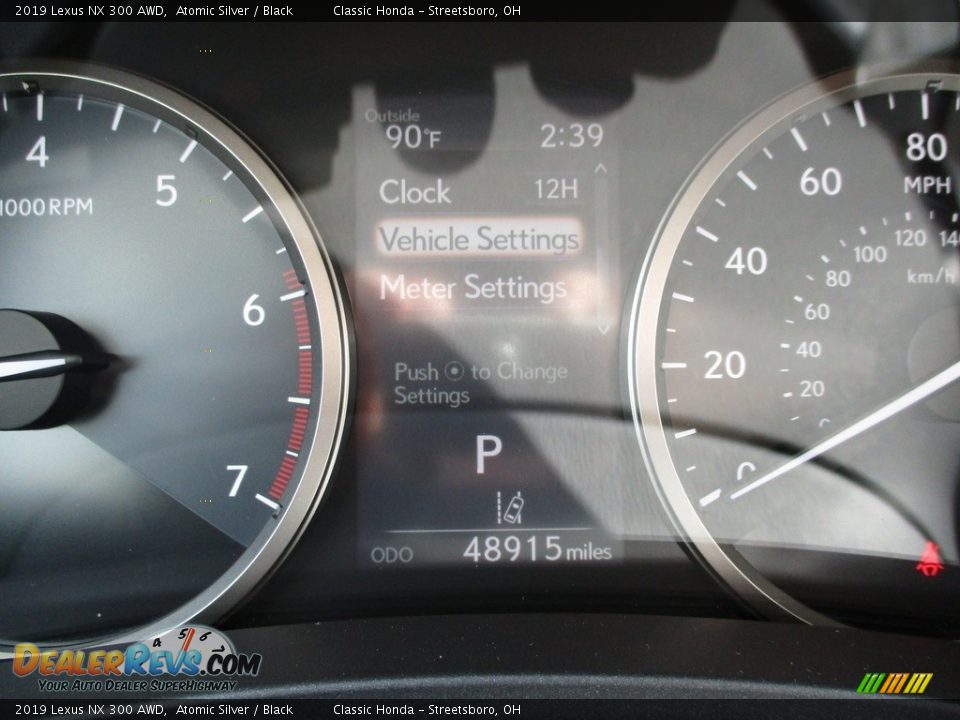 2019 Lexus NX 300 AWD Atomic Silver / Black Photo #32