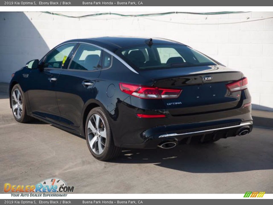 2019 Kia Optima S Ebony Black / Black Photo #2